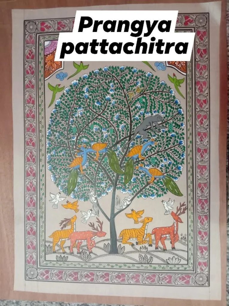 Floral Patterned Multicolour Chandua